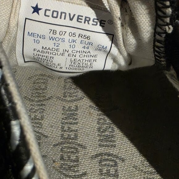 Converse All Star Product (Red) Black Sneakers Slip On Men’s 10 - Picture 10 of 10